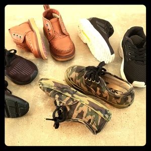 Lot of toddler boy shoes size 8